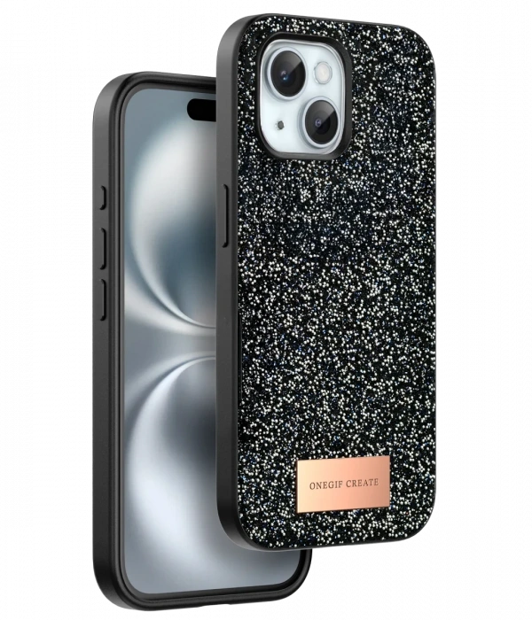 Onegif iPhone 15 Plus Bright Simli Kapak