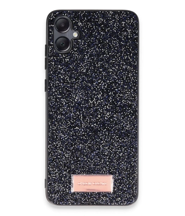 Onegif Samsung Galaxy A05 Bright Simli Kapak - Siyah