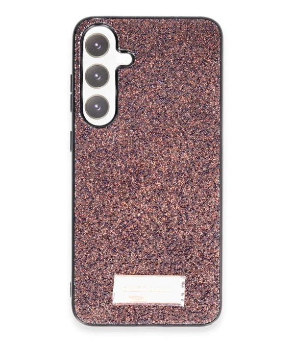 Onegif Samsung Galaxy A14 4G Bright Simli Kapak - Derin Mor