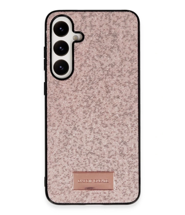 Onegif Samsung Galaxy A14 4G Bright Simli Kapak - Pembe