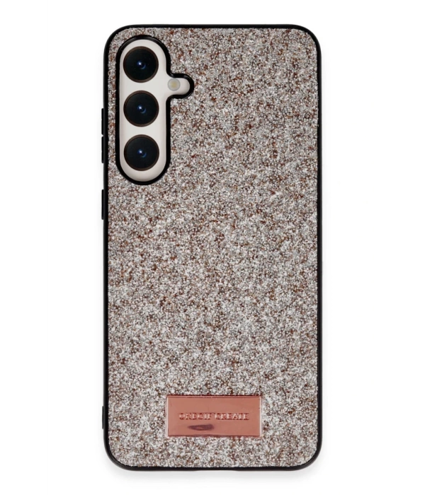 Onegif Samsung Galaxy A25 5G Bright Simli Kapak - Gold