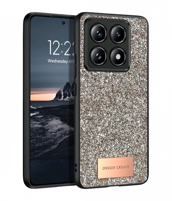 Onegif Xiaomi Mi 14T Pro Bright Simli Kapak