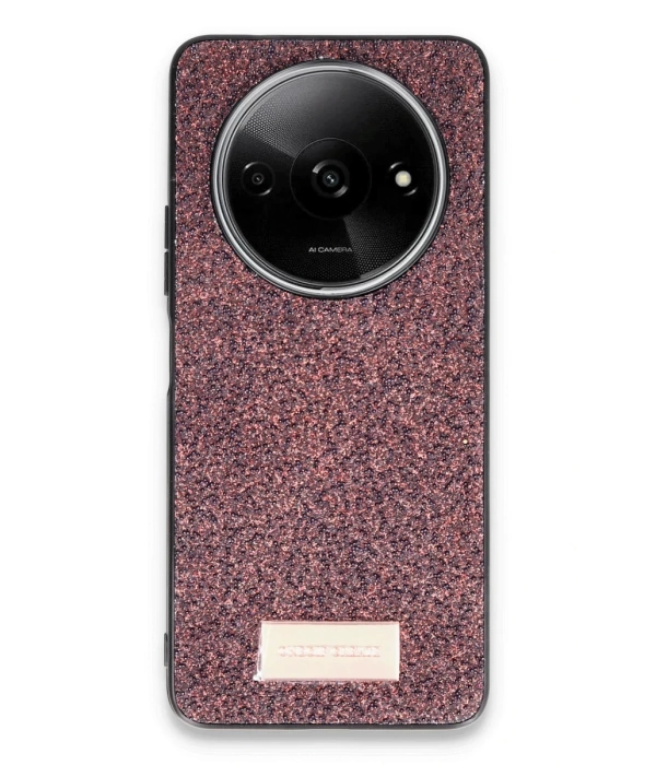 Onegif Xiaomi Redmi A3 4G Bright Simli Kapak - Derin Mor