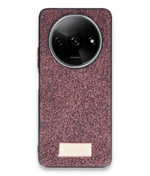 Onegif Xiaomi Redmi A3 4G Bright Simli Kapak - Derin Mor