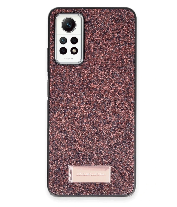 Onegif Xiaomi Redmi Note 12 Pro 4G Bright Simli Kapak - Derin Mor