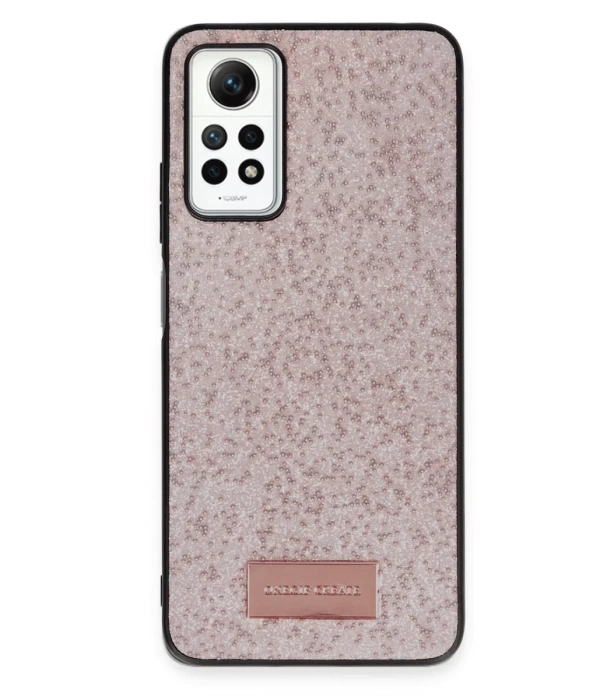 Onegif Xiaomi Redmi Note 12 Pro 4G Bright Simli Kapak - Pembe