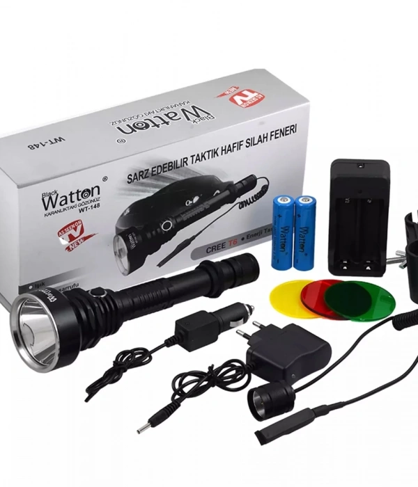 Orjinal 800 Lümen Tx6 Özel Avcı Feneri  Wt-148
