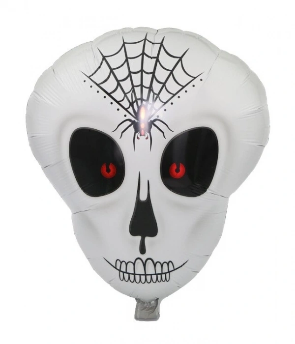 Örümcek Ağ Desenli İskelet Folyo Balon