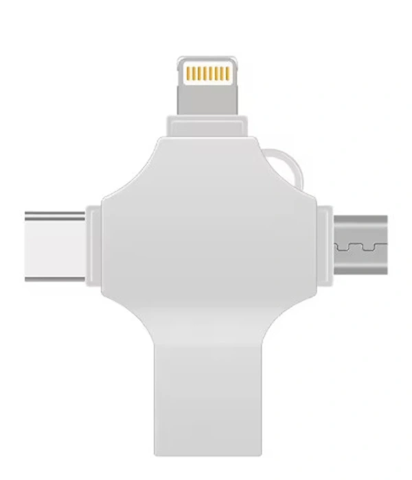 Otg 4in1 Cep Telefonu Çok Fonksiyonlu Usb Flash Bellek 128 Gb Type-c, Micro Sd Ve Kart Okuyucu