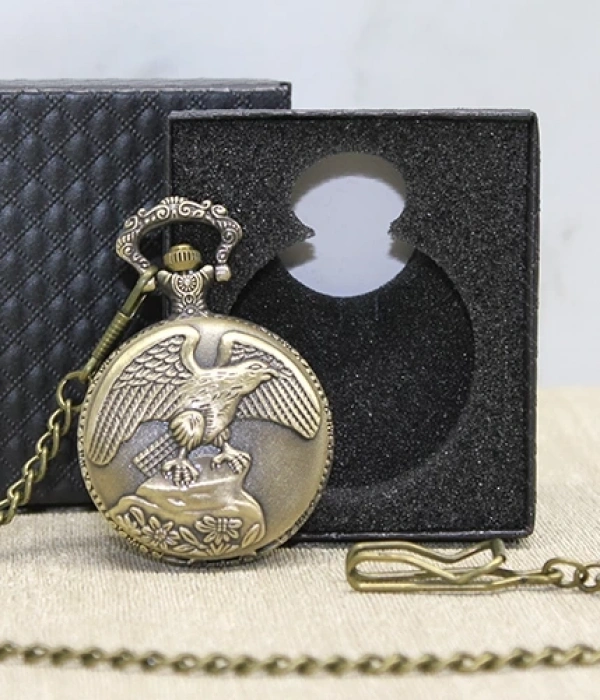 Özel Kutulu Kartallı Köstekli Saat Alk2616