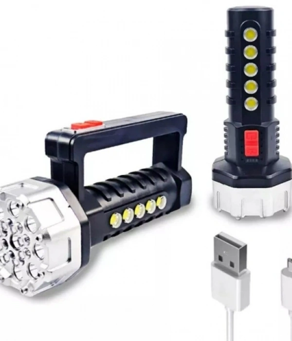 P-17 17+5 Cob Ledli Işıldak Fener