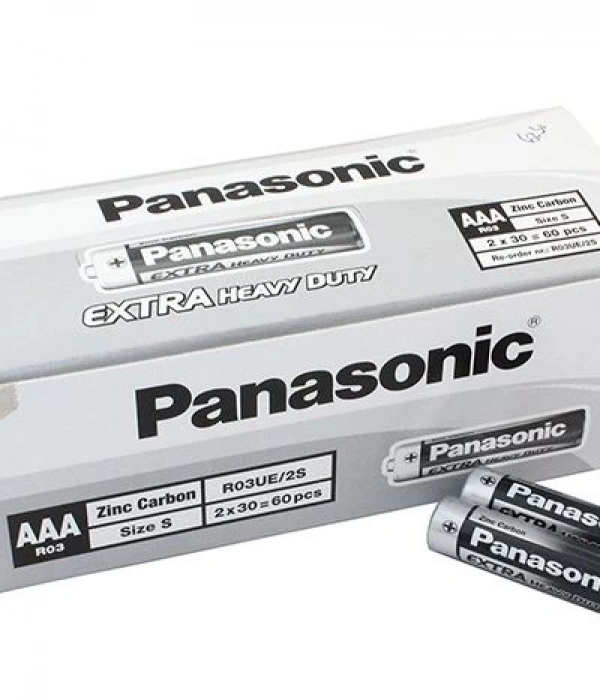 Panasonic Manganez İnce Kalem Aaa Pil 60lı Paket