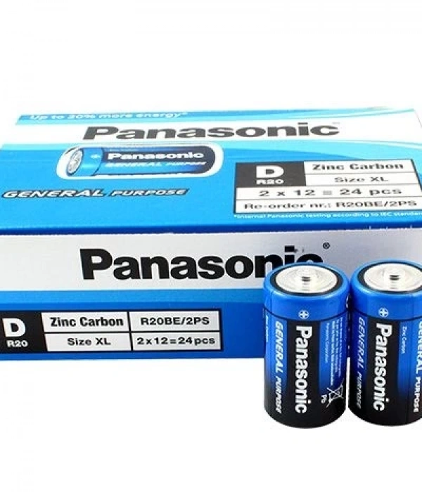 Panosonic Büyük Boy D Pil 24 Lü Paket