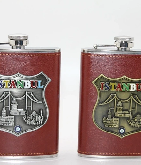 Paslanmaz Çelik İstanbul Yöresel Matara Alk3356