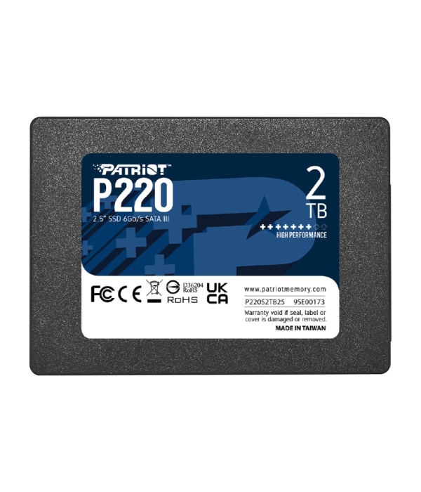 Patriot P220 2TB 550/500MB/s 2.5″ SATA3 SSD Disk (P220S2TB25)