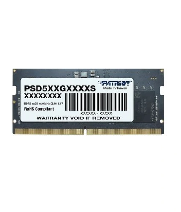 Patriot Signature Line 32GB (1x32GB) DDR5 5600MHz CL46 SODIMM Gaming Ram (PSD532G56002S)