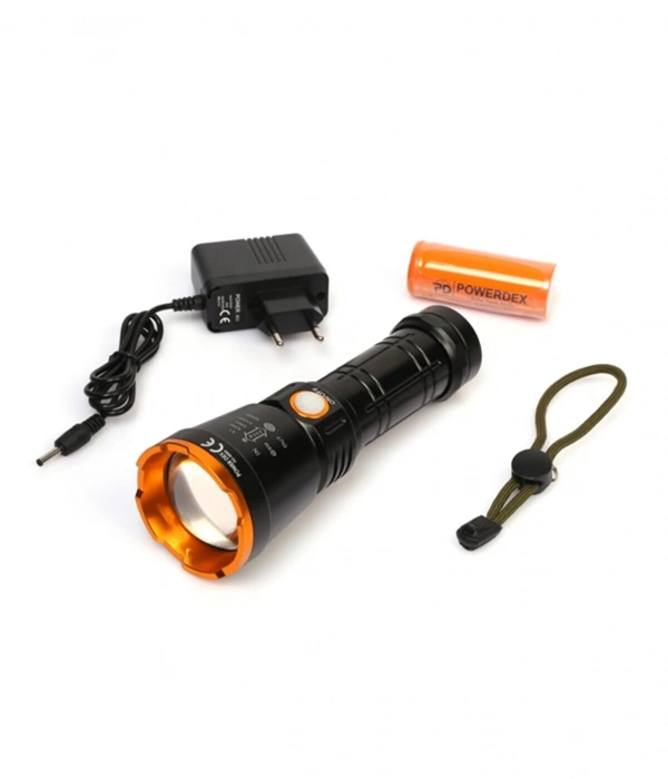 Pd-6682 1000 Lümen 15 Watt Profesyonel Şarjlı El Feneri