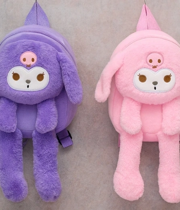 Peluş Işıklı Kuromi Sırt Çantası Alk3011