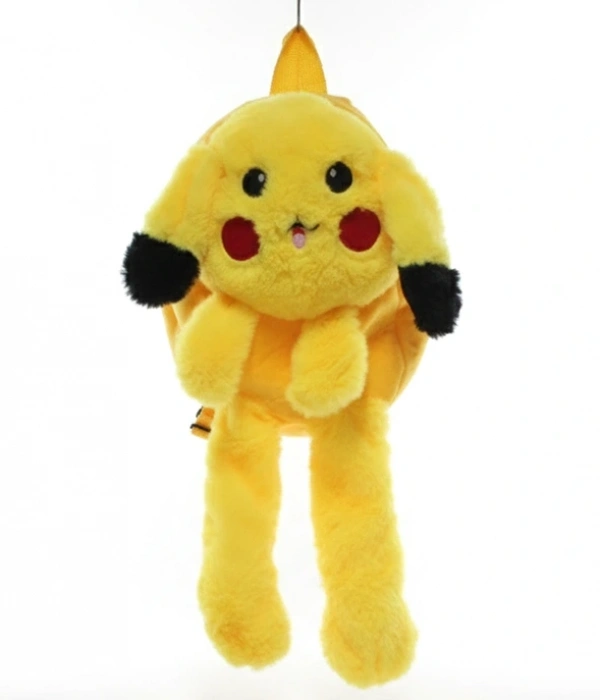 Peluş Işıklı Pikachu Sırt Çantası Alk3009