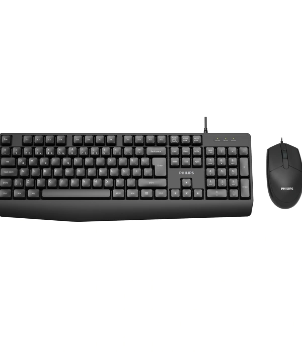 PHILIPS KABLOLU  KLAVYE&MOUSE SET SPT6237B SİYAH