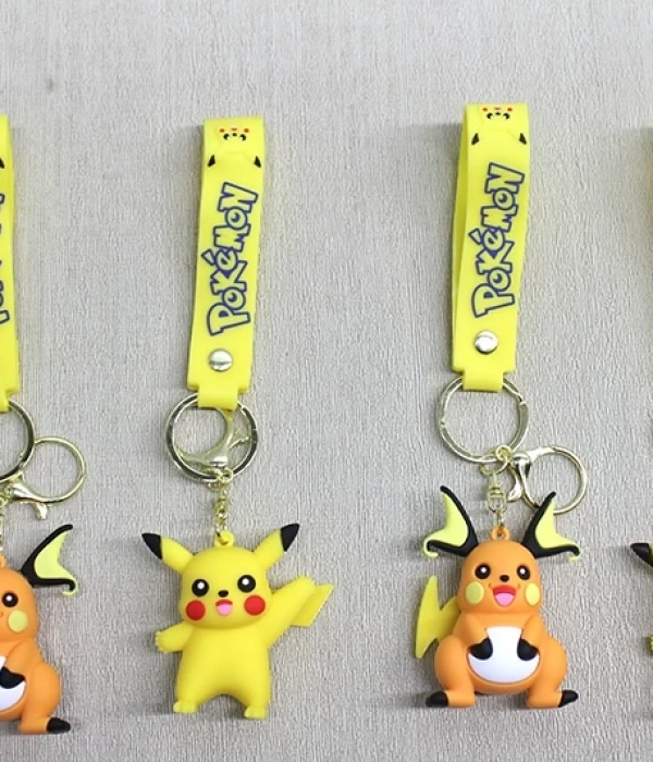 Pikachu Silikon Anahtarlık Alk4252