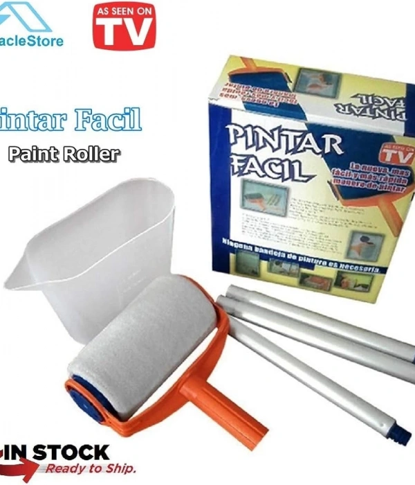 Pintar Facil Pratik Damlatmayan Boya Rulosu Ve Fırçası