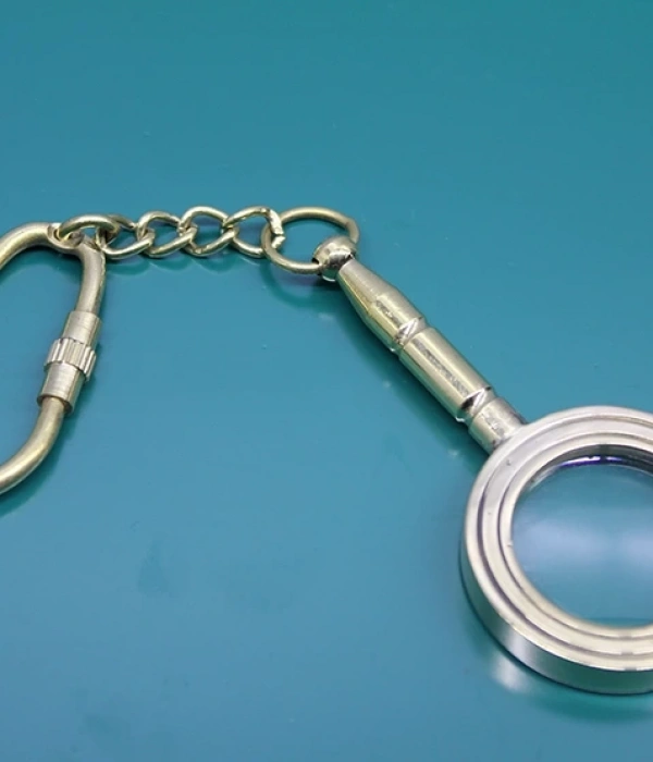 Pirinç Büyüteç Anahtarlık 2589