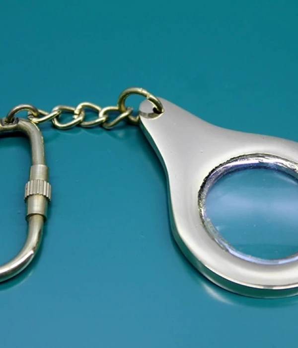 Pirinç Büyüteç Anahtarlık 2846b