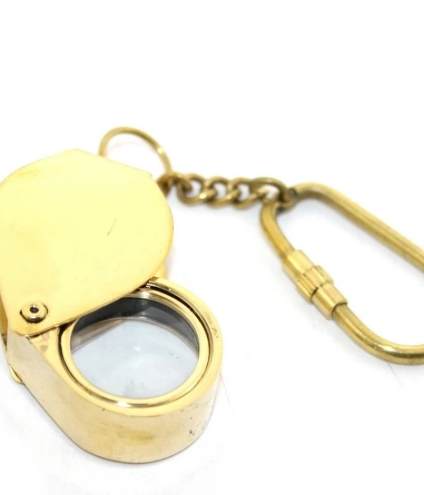 Pirinç Büyüteç Anahtarlık Ksk3029