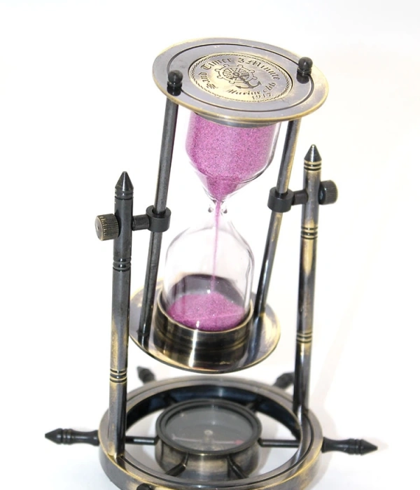 Pirinç Dümenli Pusulalı Kumsaati Nı8221