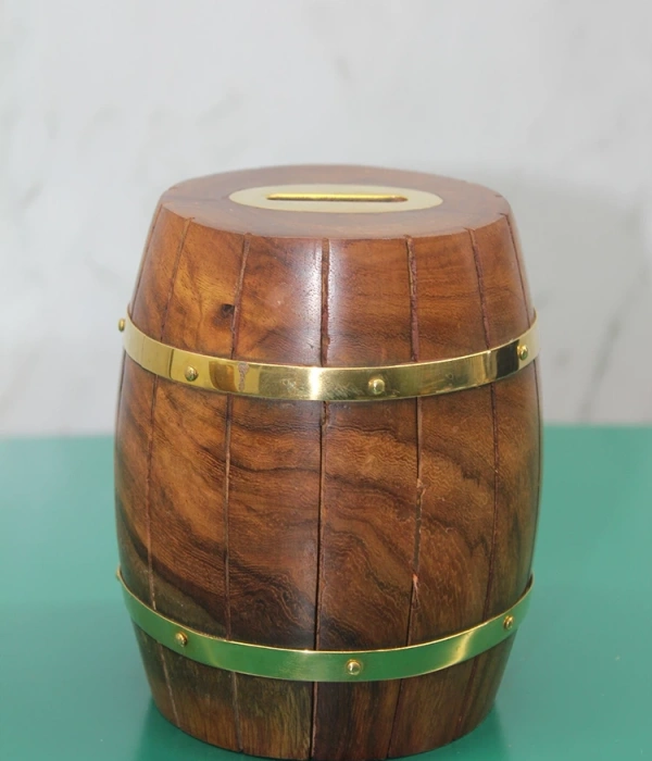 Pirinç Fıçı Kumbara 1786