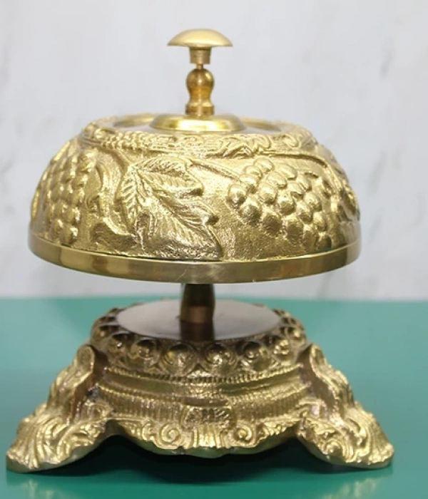 Pirinç Masa Üstü Çan 12280