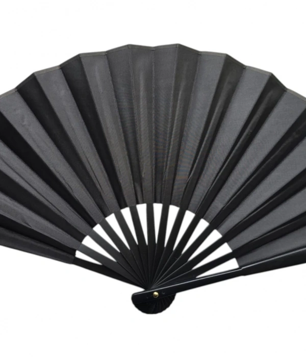 Plastik Kumaş Yelpaze 12li Siyah