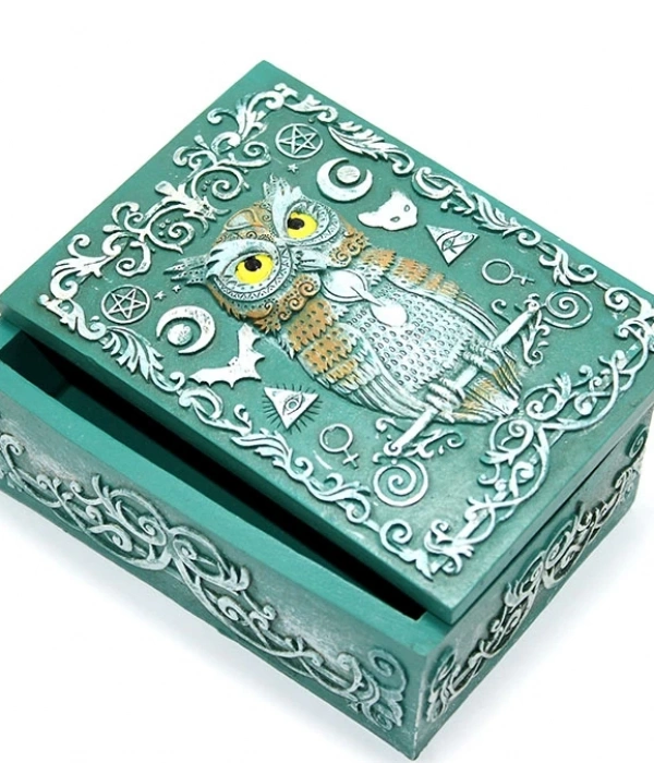 Polyester Baykuş Tasarımı Kutu Alk2364