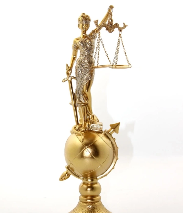 Polyester Dünya Küre Üzerinde Adalet Biblosu Alı2894