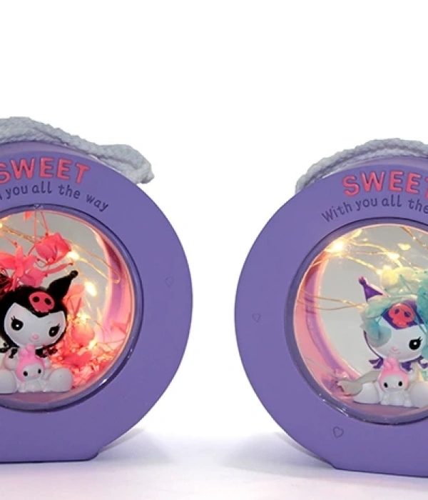 Polyester Kuromi Masa Üstü Lamba Alk1618