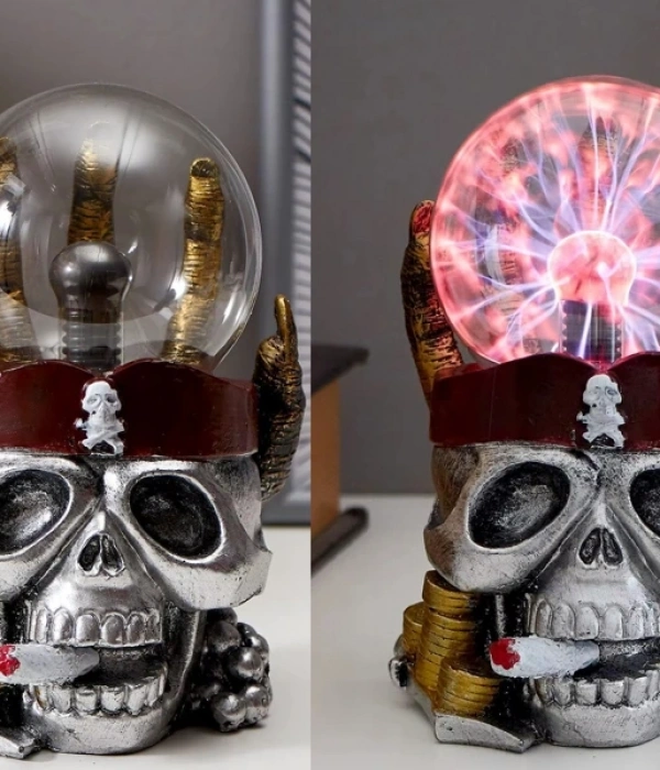 Polyester Kurukafa Plazma Işık  Alk2939