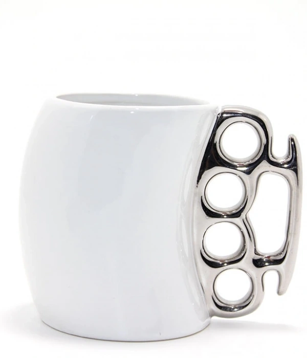 Porselen Muşta Tasarımlı Kupa Bardak Yalk339