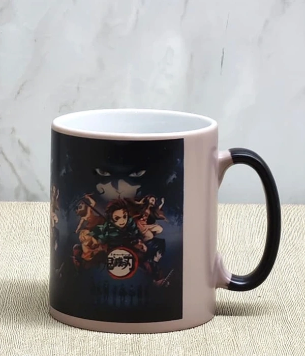 Porselen Renk Değiştiren Demon Slayer Kupa Bardak Aalk380