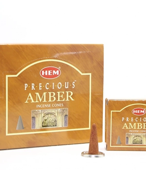 Precious Amber Aromalı Konik Tütsü