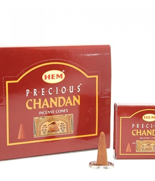 Precious Chandan Aromalı Konik Tütsü