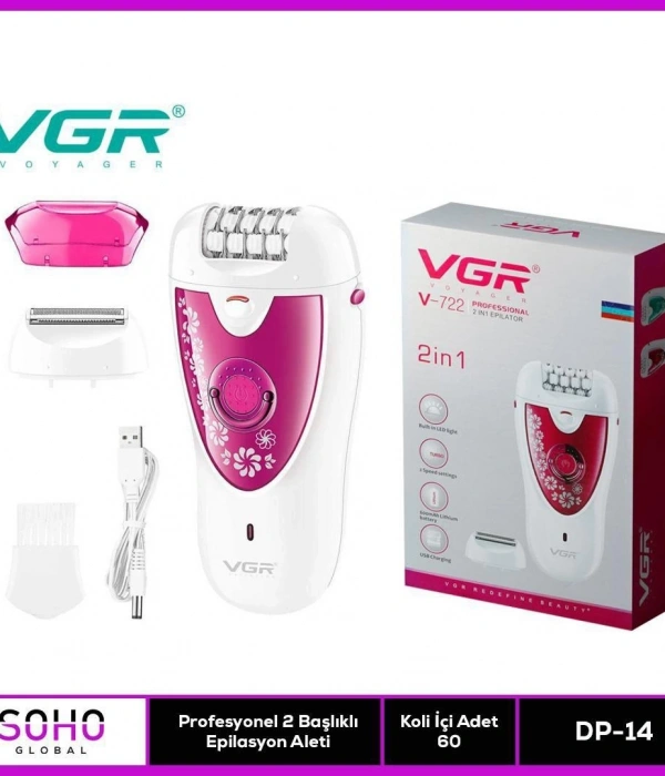 Profesyonel 2 Başlıklı Epilasyon Cihazı
