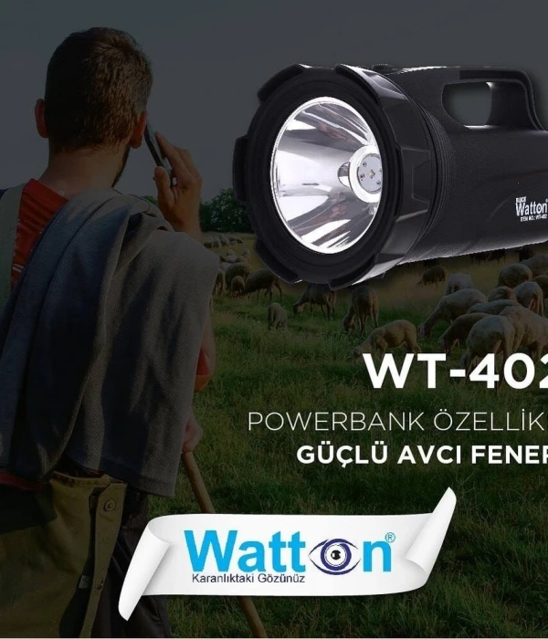 Profesyonel Avcı Feneri 30 W Gücünde Wt-402