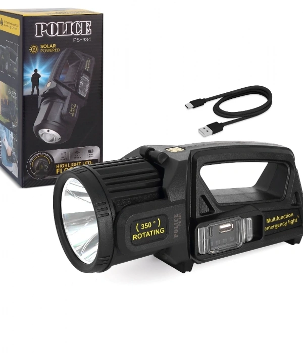 Ps-384 Şarjlı Güneş Enerjili Spot Fener