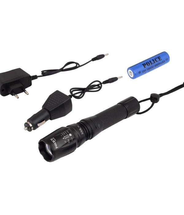 Ps-46 Xml6 Led 5 Kademeli Zoomlu Şarjlı El Feneri