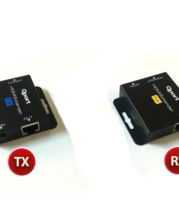 QPORT Q-HEX2 HDMI EXTENDER CAT6 60M 2 Lİ PAKET