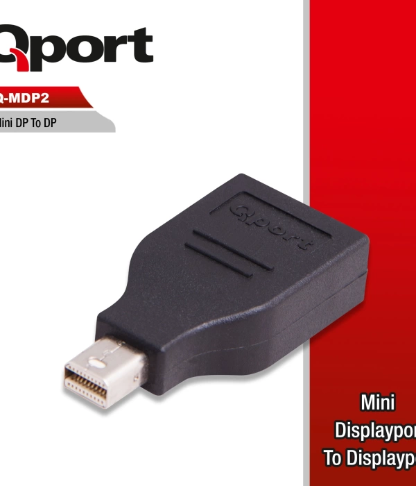 QPORT Q-MDP2 MINI DISPLAY PORT TO DISPLAY PORT CEVIRICI