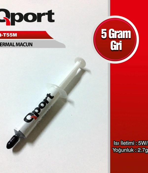 QPORT Q-T55M 5GRAM 5W/M-K 2.7/CM3 TERMAL MACUN