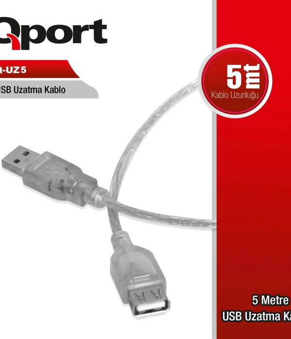 QPORT Q-UZ5 5MT USB UZATMA KABLOSU