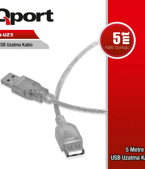QPORT Q-UZ5 5MT USB UZATMA KABLOSU
